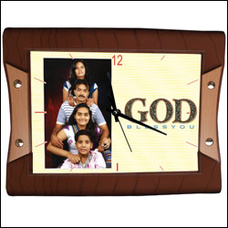 "Customised Wall Clock (Complete Family) - Click here to View more details about this Product